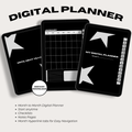 Digital Monthly Labeled Planner with Hyperlinks