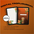 TropiJournal — Digital Lined College Ruled Journal